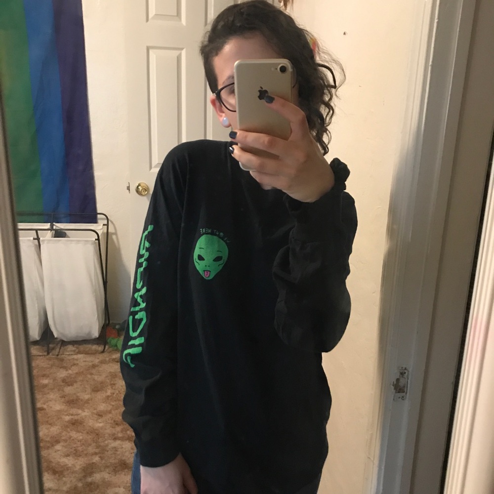 Rip n Dip Long Sleeve Alien Tee
